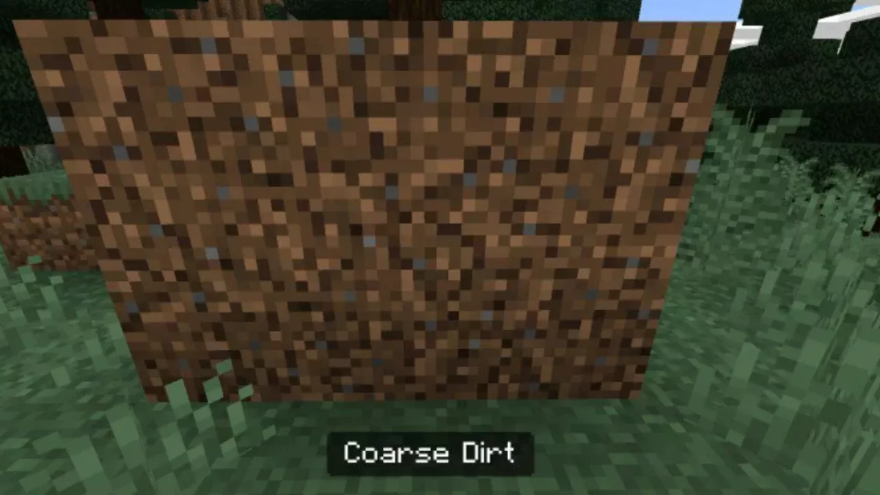 Coarse Dirt from Dirt Texture Pack for Minecraft PE