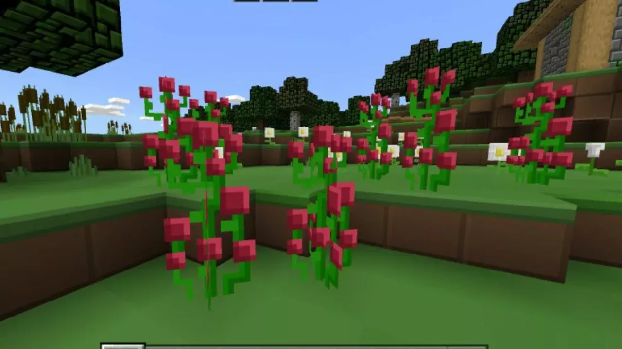 Flowers from Plastic Texture Pack for Minecraft PE