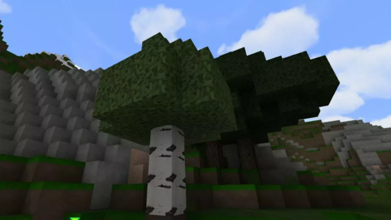 Forest from HD Texture Pack for Minecraft PE