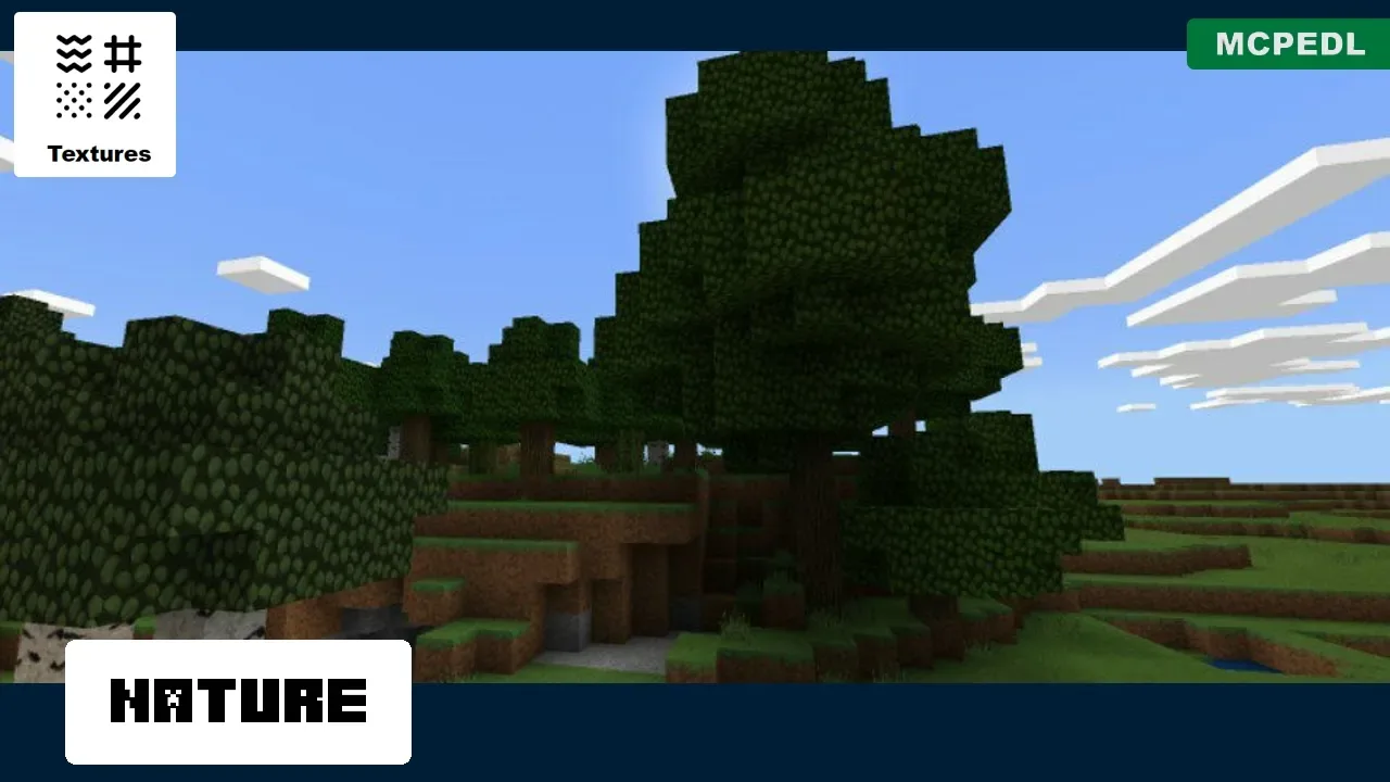 Nature from Fauthful Texture Pack for Minecraft PE