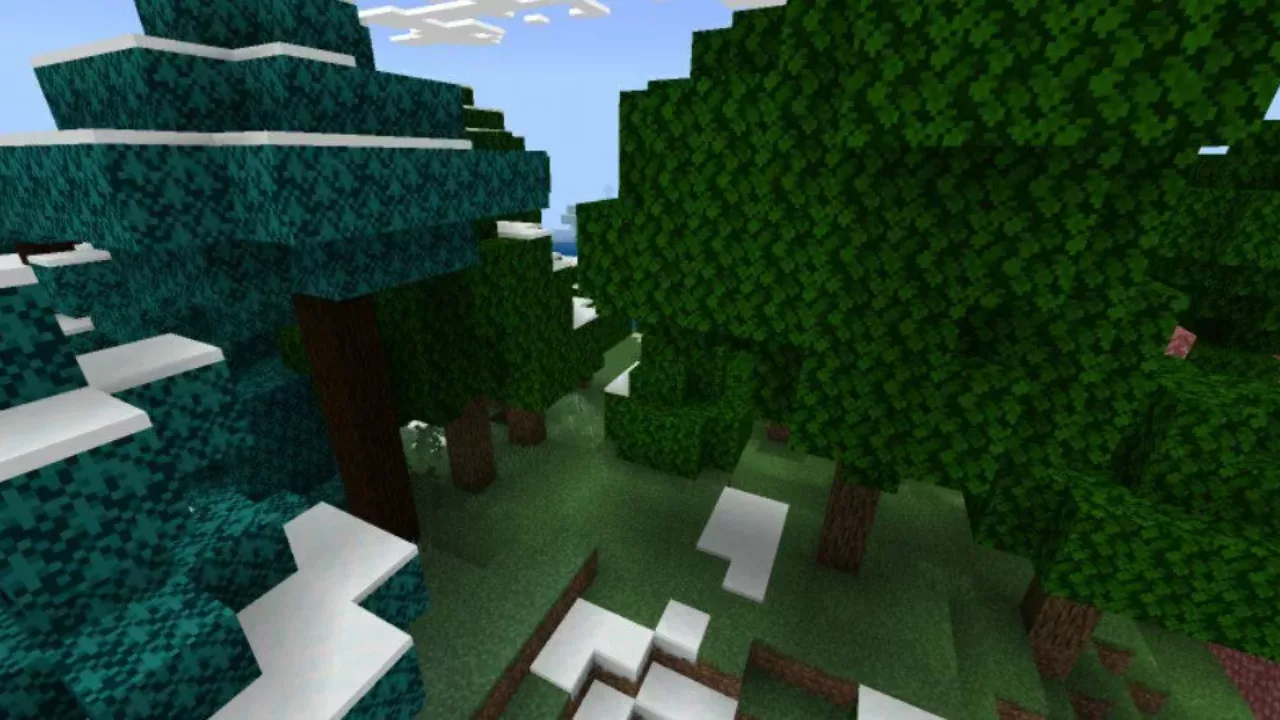 Nature from Grass Texture Pack for Minecraft PE