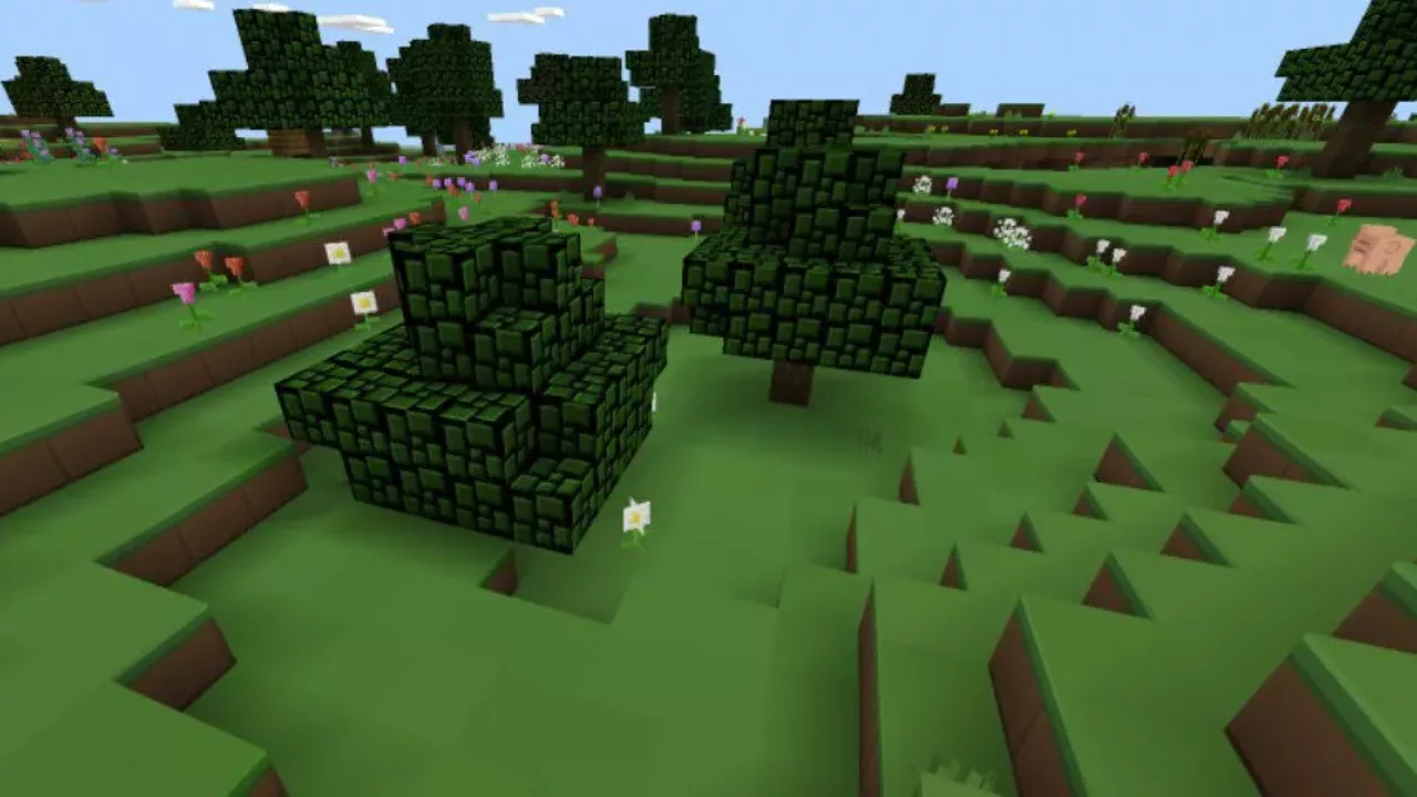 Nature from Plastic Texture Pack for Minecraft PE
