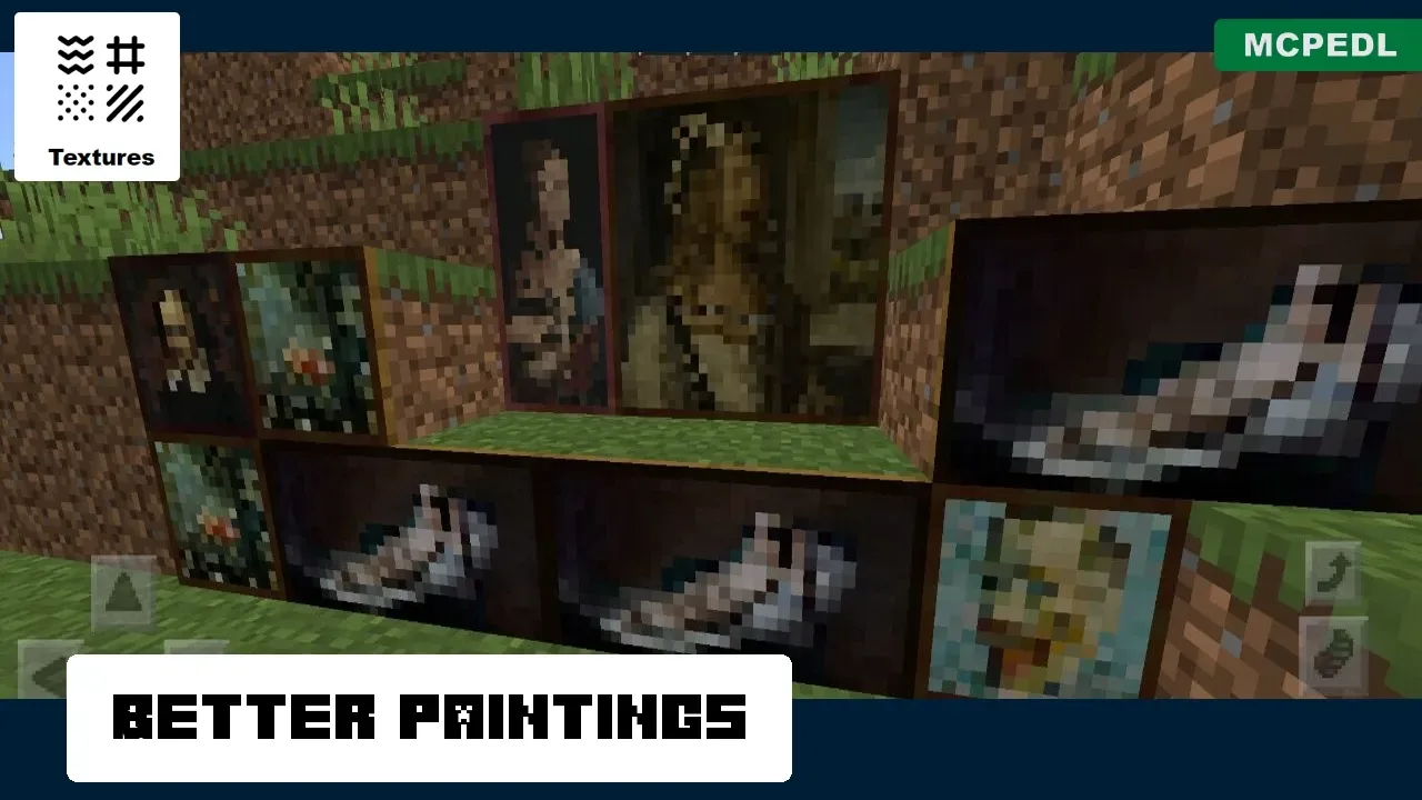 Paintings from Fauthful Texture Pack for Minecraft PE