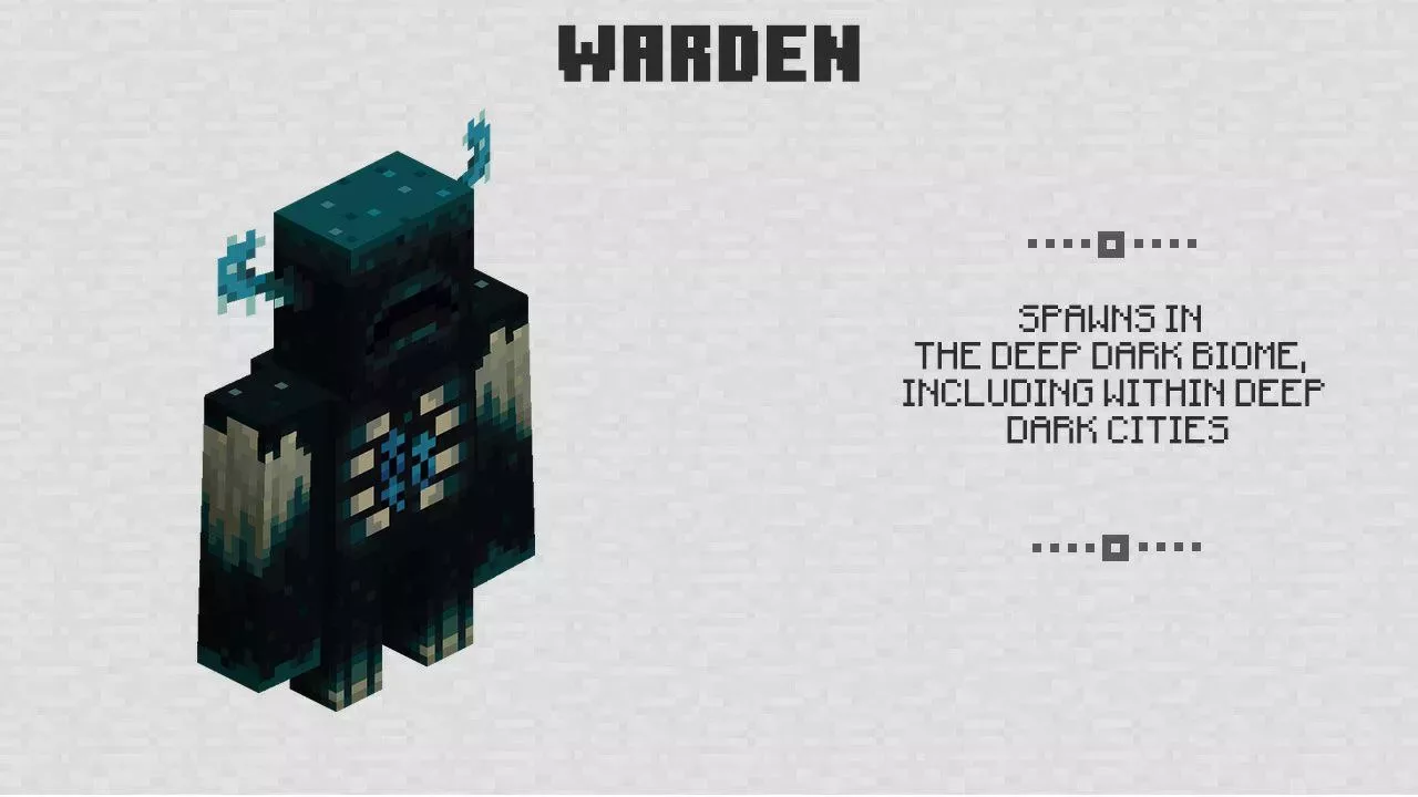 Warden from Minecraft 1.18