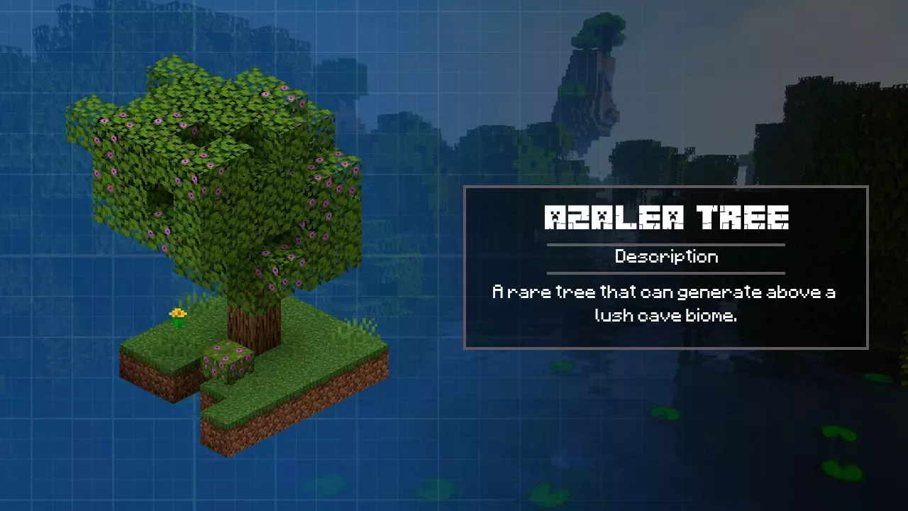 Azalea Tree from Minecraft PE 1.17