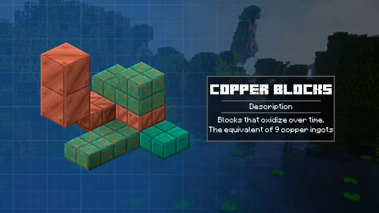 Copper Block from Minecraft PE 1.17