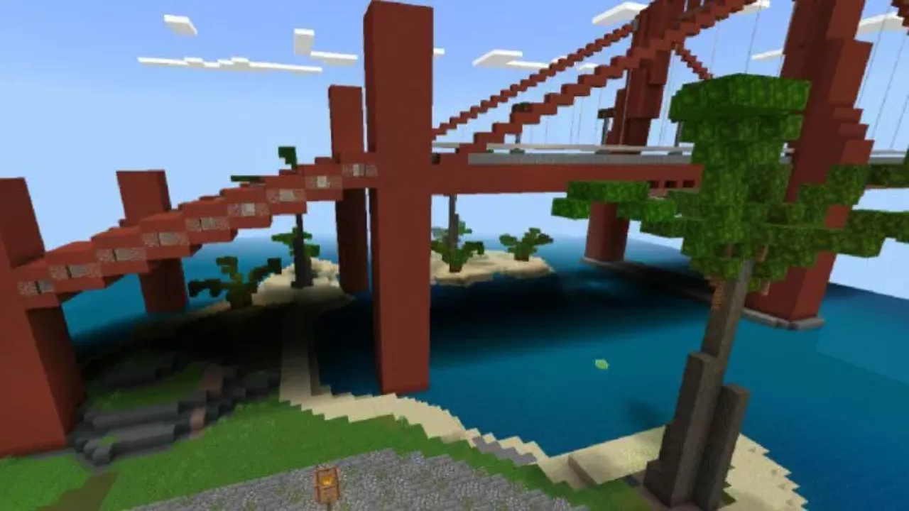 Bridge from Big House Map for Minecraft PE