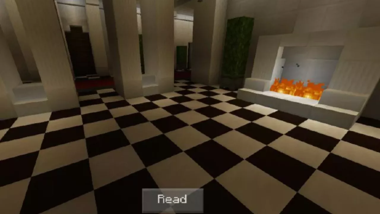 Hall from White House Map for Minecraft PE