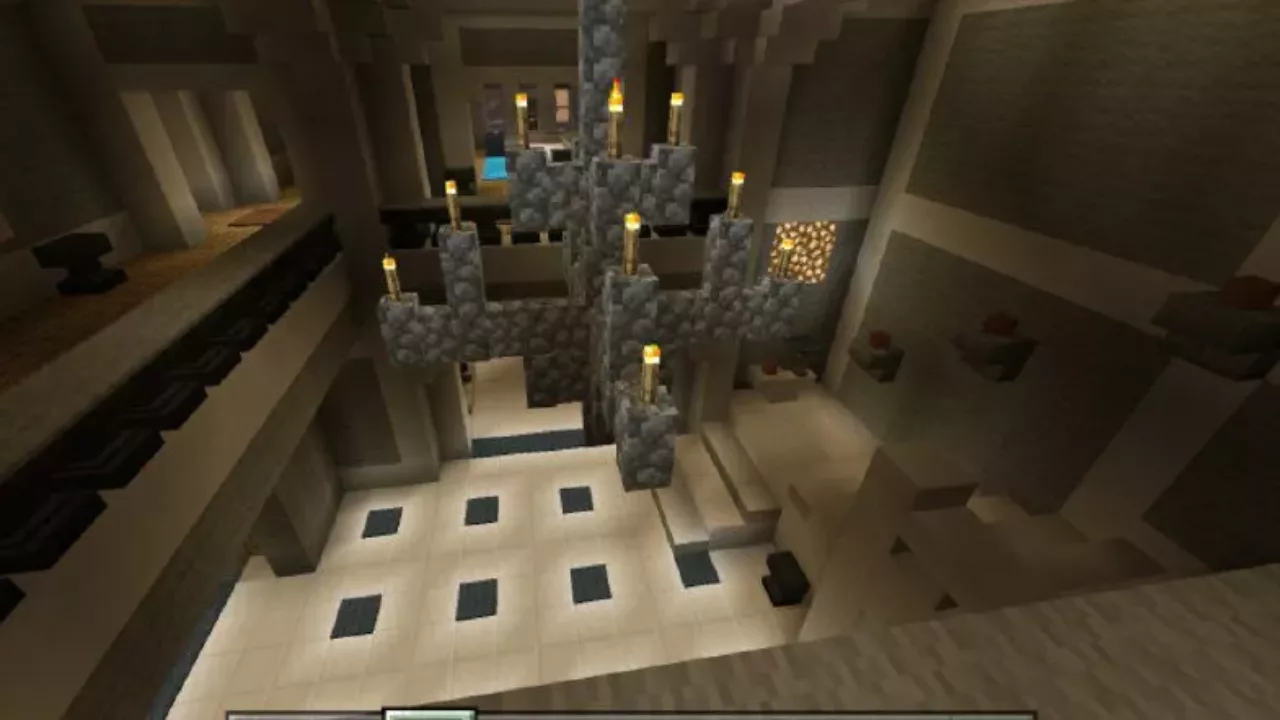 Inside from Mansion Map for Minecraft PE