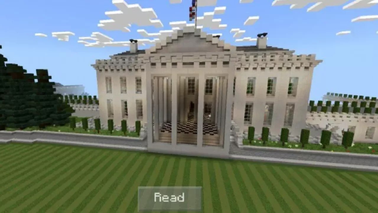 Mansion from White House Map for Minecraft PE