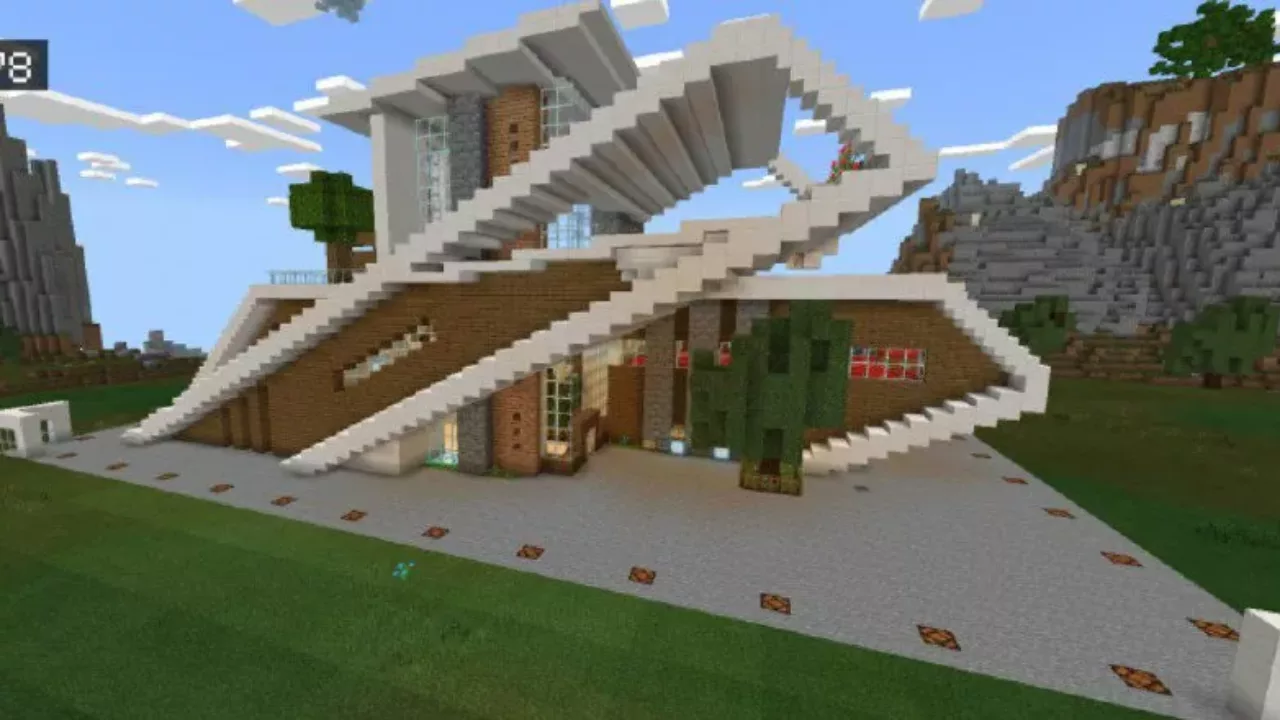 Modern from Mansion Map for Minecraft PE