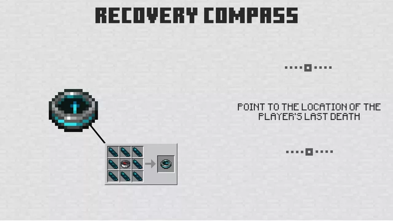 Recovery Compass from Minecraft 1.19