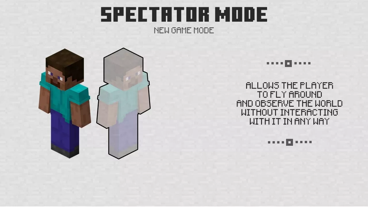 Spectator Mode from Minecraft 1.19