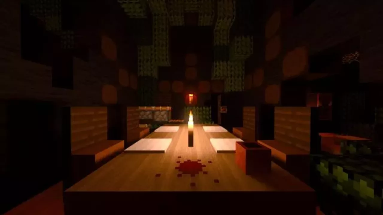 Horror in Survival Mansion Map for Minecraft PE