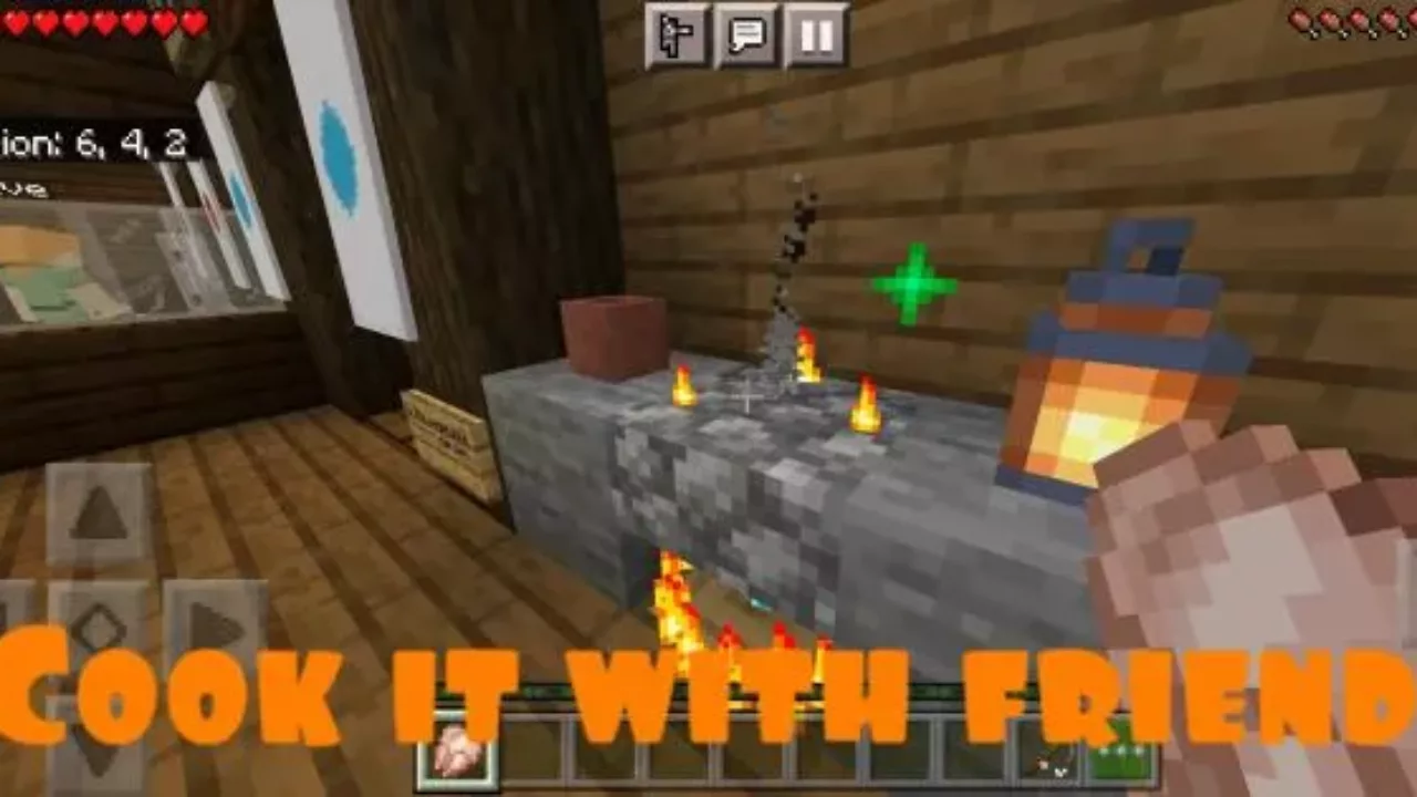 Cook everything in Survival Test Map for Minecraft PE
