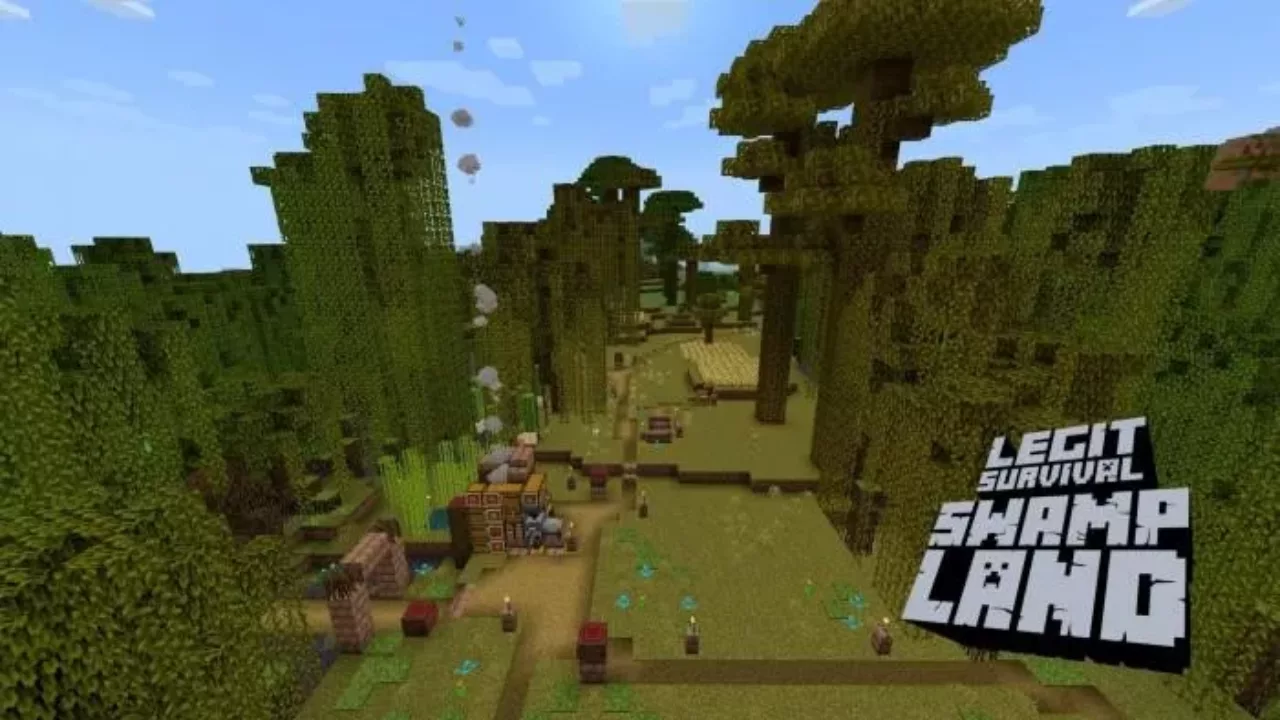 Swamp Land from Unspeakable Survival Map for Minecraft PE
