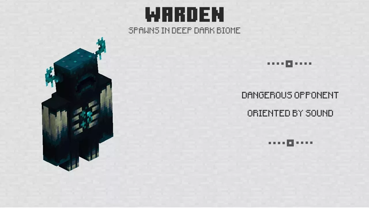 Here's my custom LEGO Warden from Minecraft 1.17 : lego