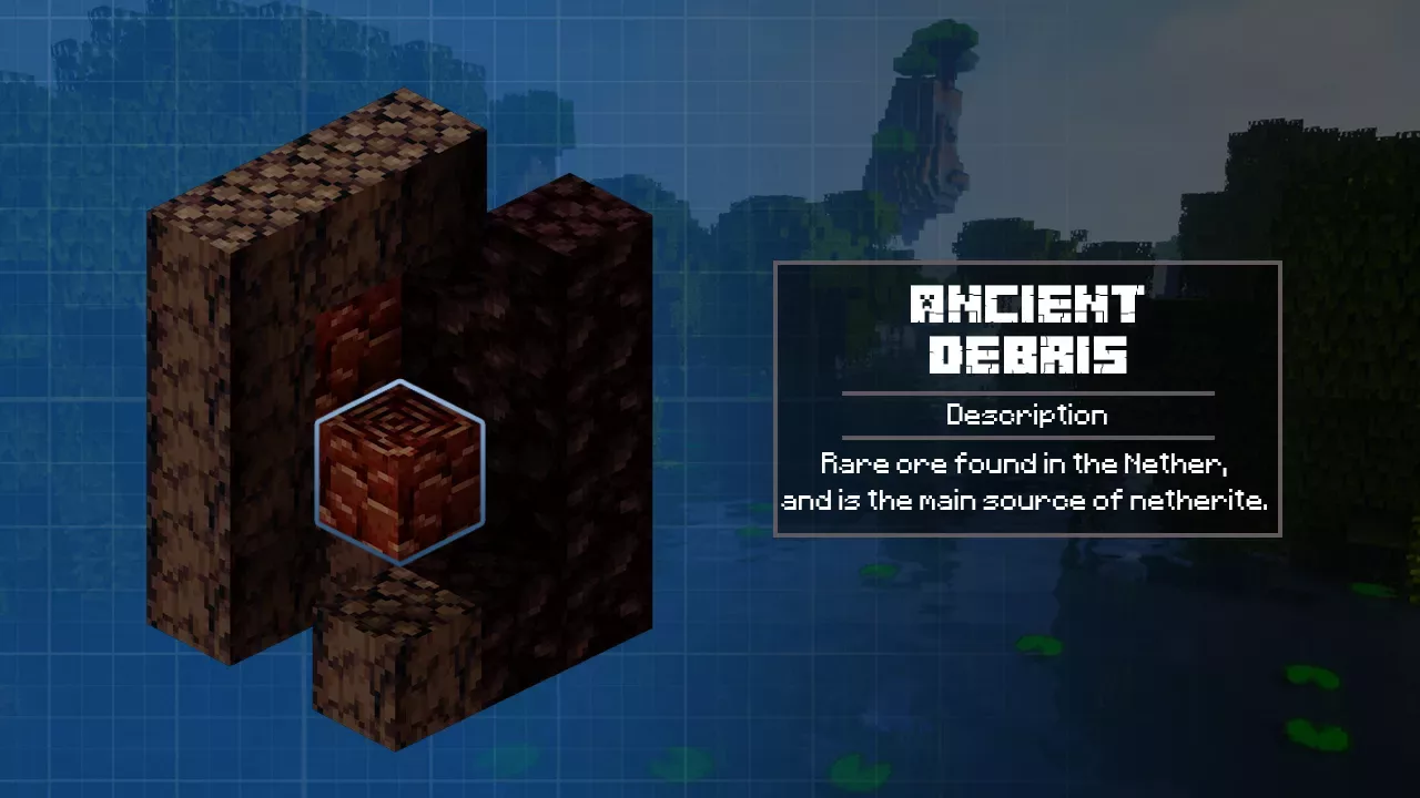 Ancient Debris from Minecraft PE 1.16