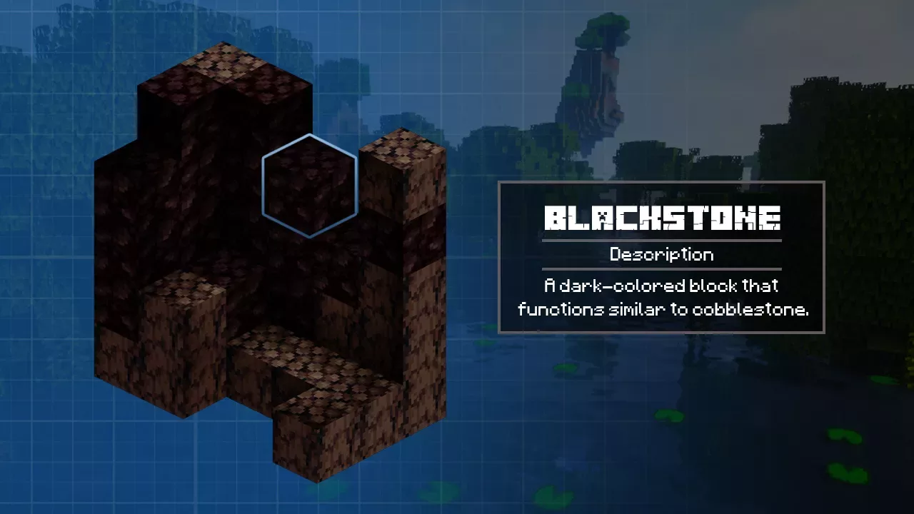 Blackstone from Minecraft PE 1.16