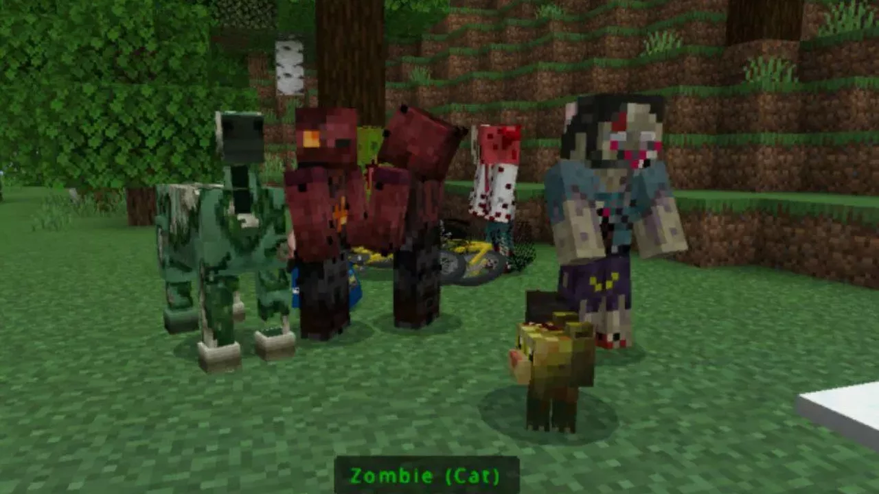Animals from Zombie Siege Mod for Minecraft PE