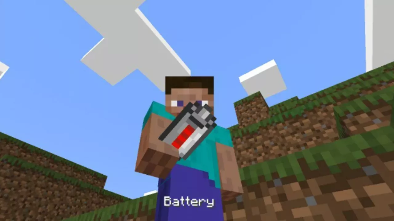 Battery from Laser Weapon Mod for Minecraft PE