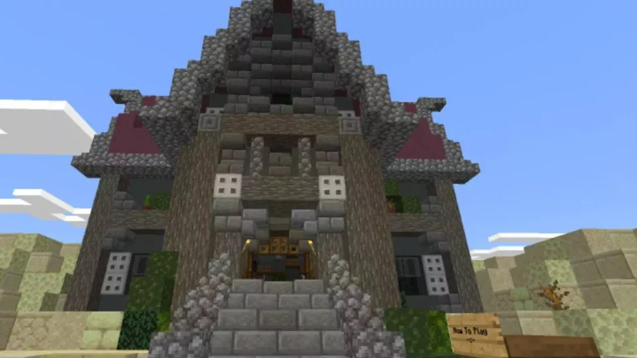 Big Castle from Sand Castle Map for Minecraft PE
