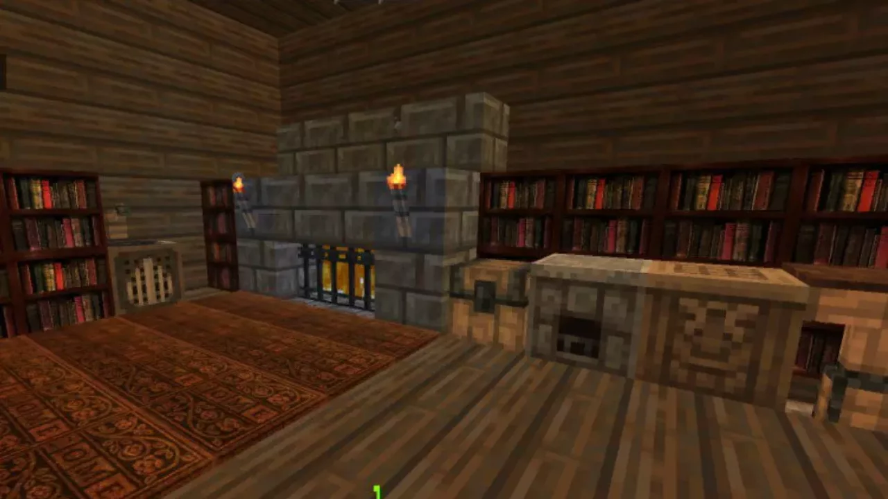 Big Room from Diamond Horror Maps for Minecraft PE