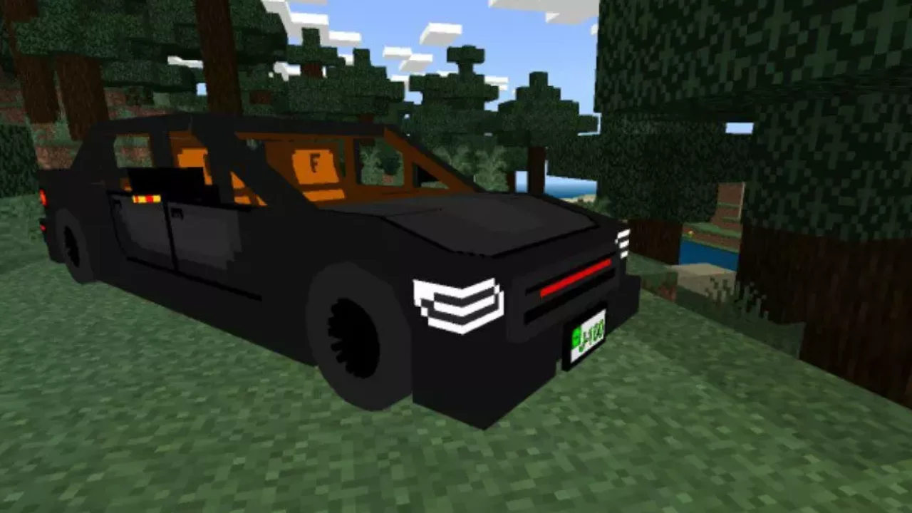 Black from Sport Car Mod for Minecraft PE