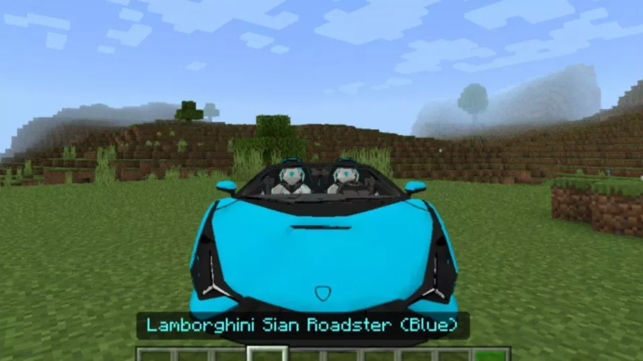 Blue from Lamborghini Mod for Minecraft PE