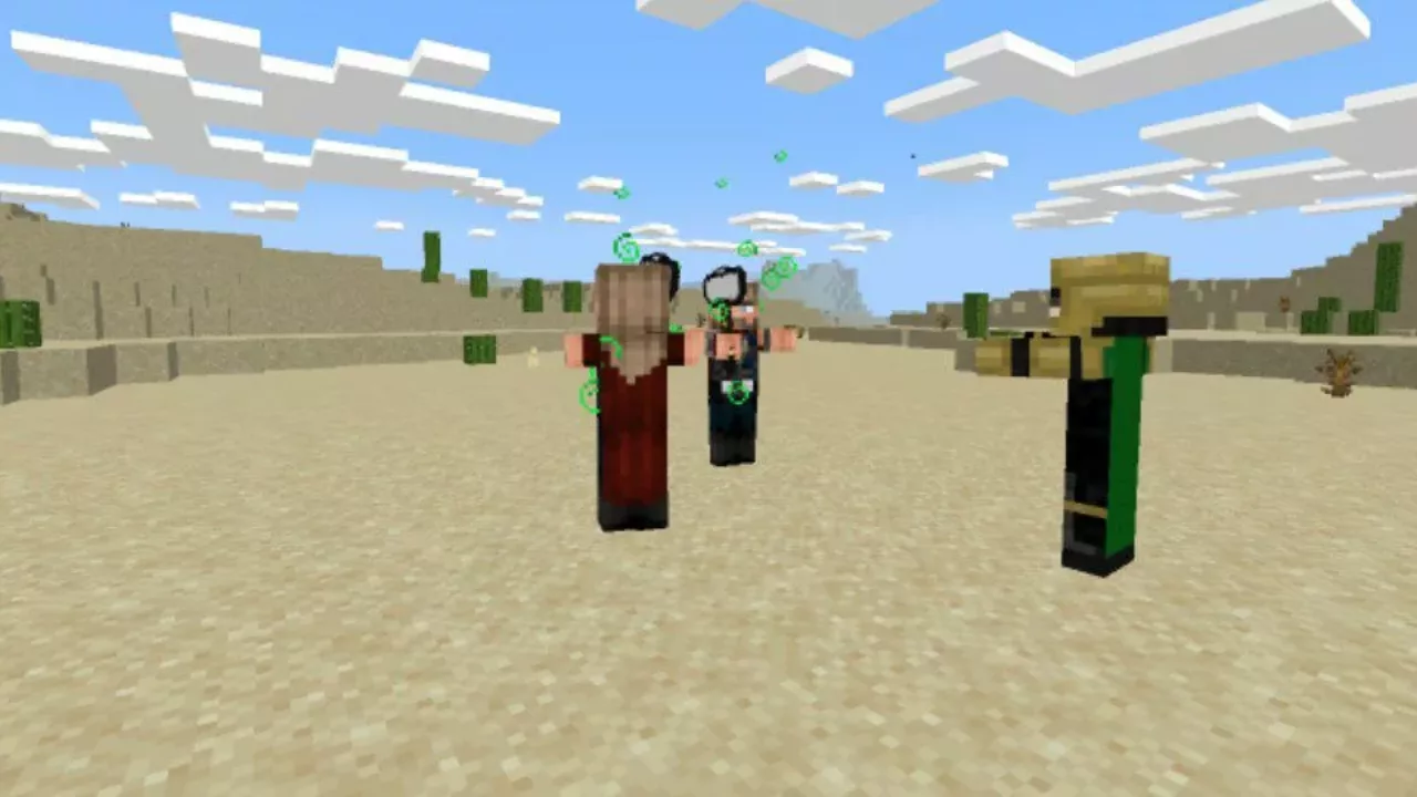 Characters from Thor Mod for Minecraft PE