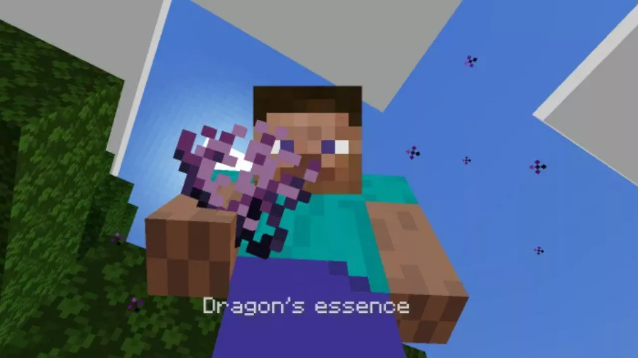 Dragons Essence from Strongest Sword Mod for Minecraft PE
