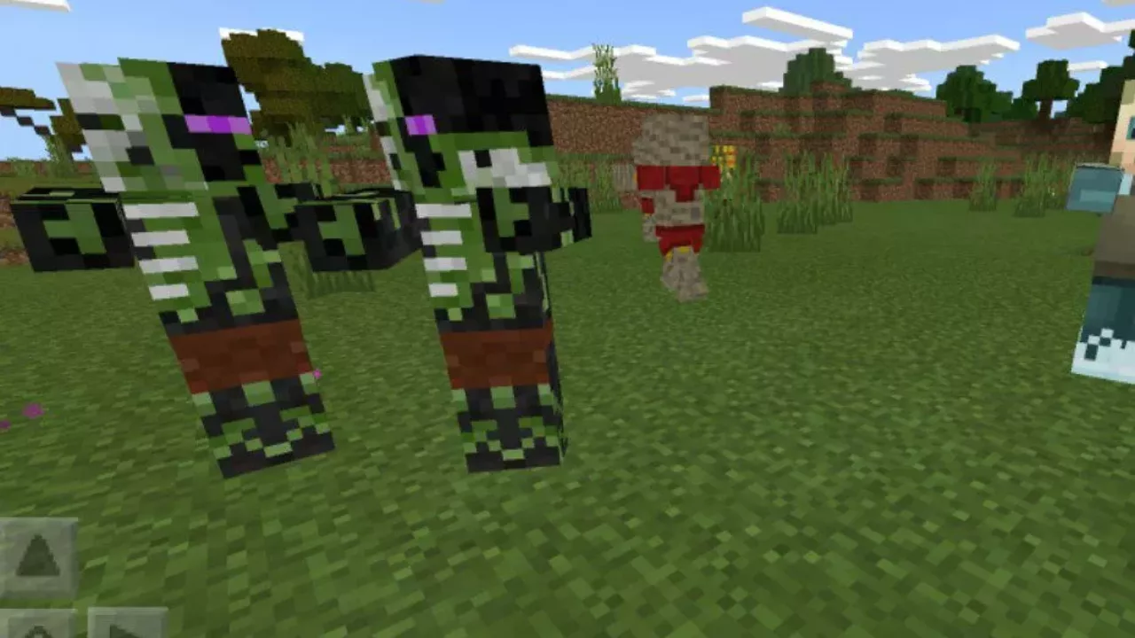 End Zombie from Desert Zombie Mod for Minecraft PE
