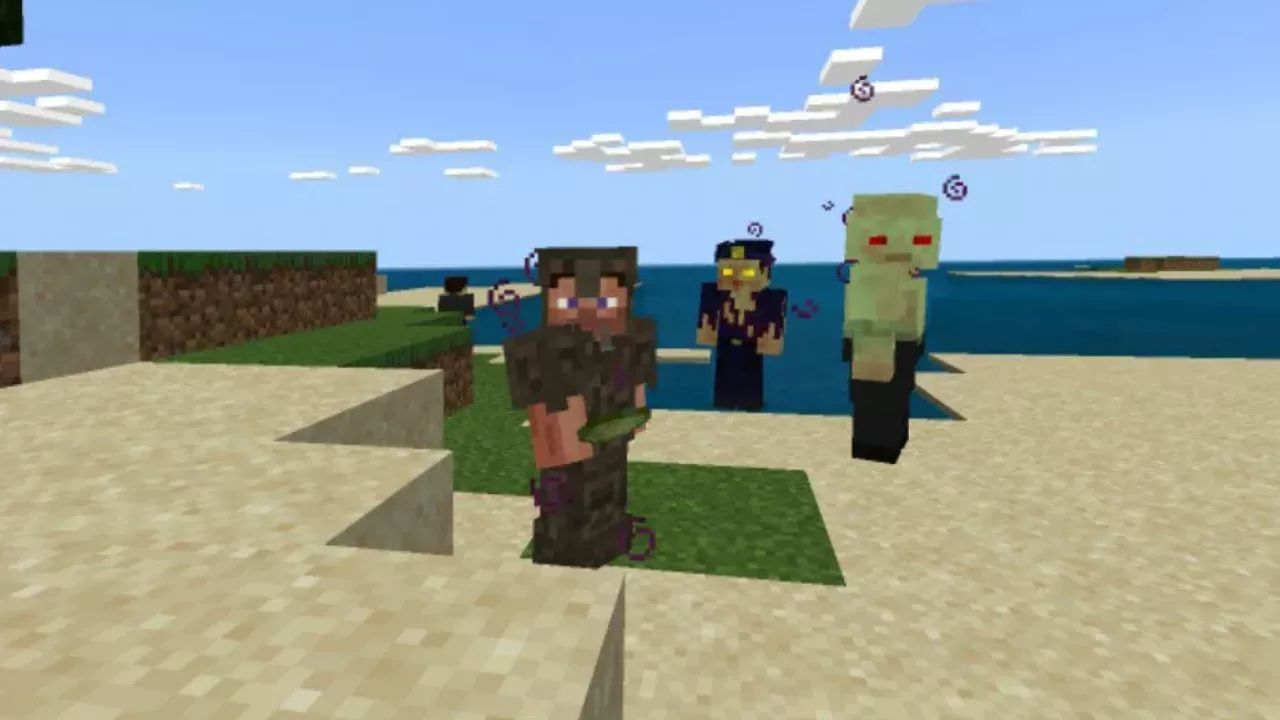 Fat Zombie from Desert Zombie Mod for Minecraft PE