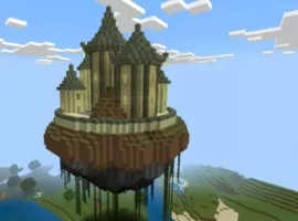 Floating Castle Map for Minecraft PE