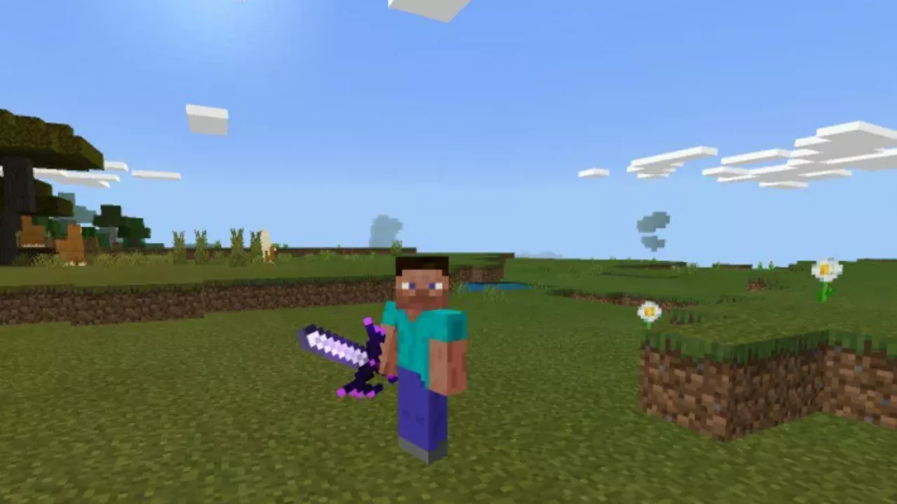 Great Sword from Iron Sword Mod for Minecraft PE
