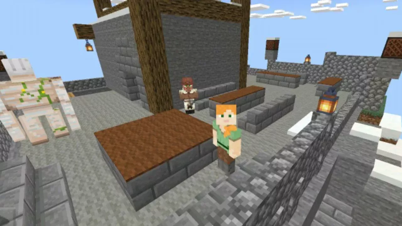 Guardians from Evil Castle Map for Minecraft PE