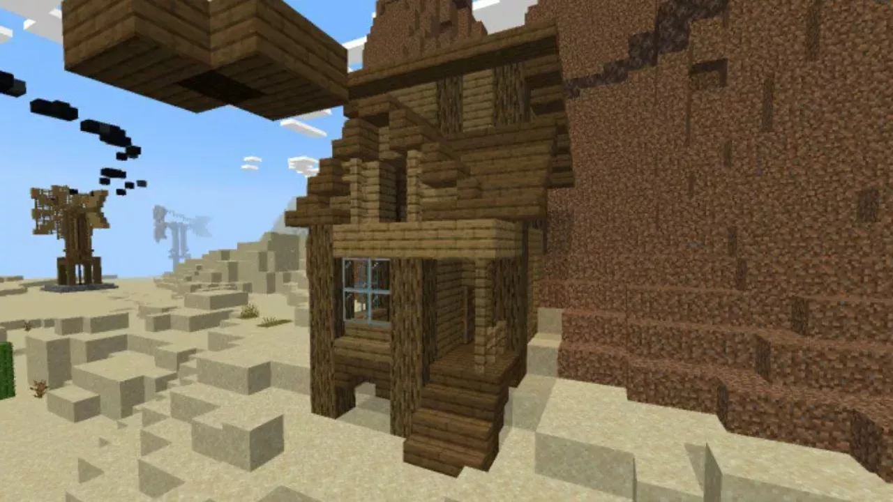 House from Wild West Map for Minecraft PE