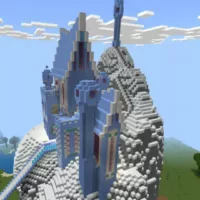 Ice Castle Map for Minecraft PE