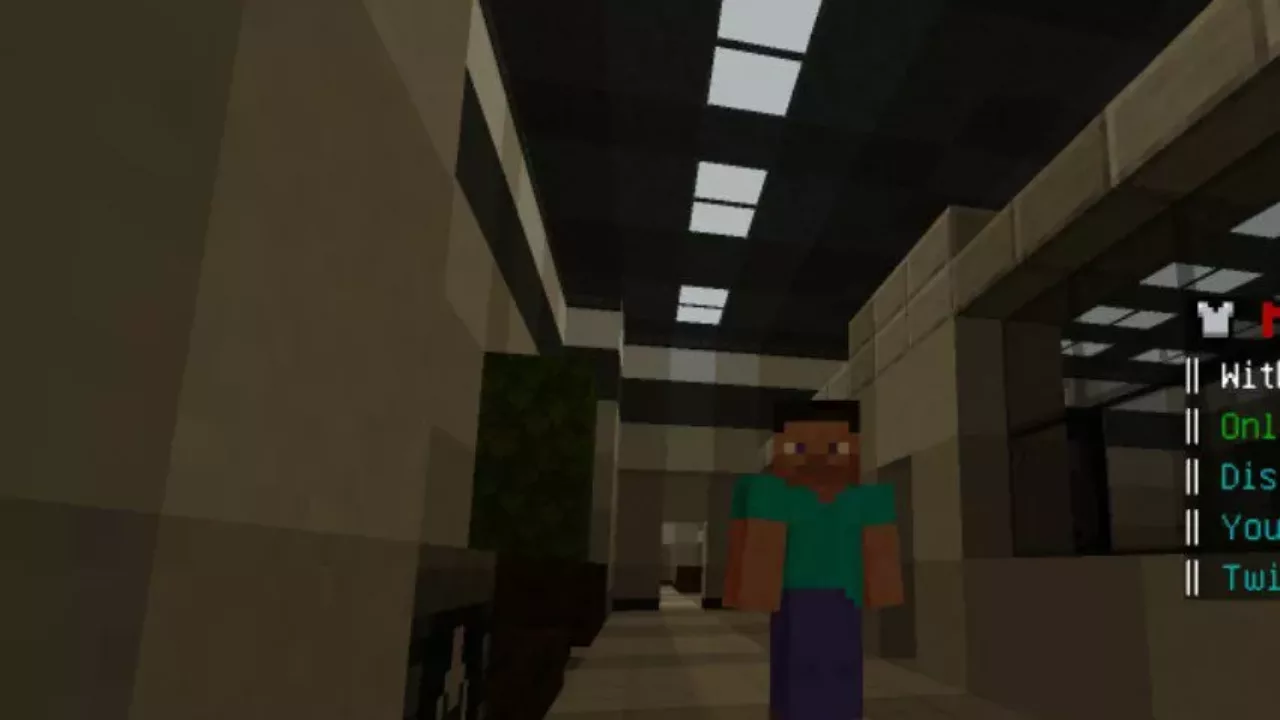 Inside from SCP Map for Minecraft PE