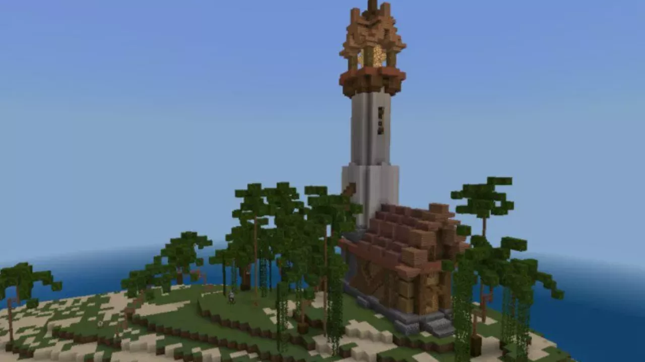 Island from Explore Survival Map for Minecraft PE