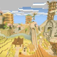 Japanese Castle Map for Minecraft PE