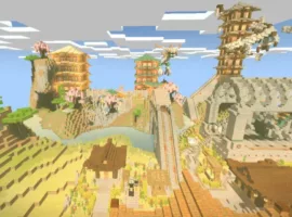 Japanese Castle Map for Minecraft PE