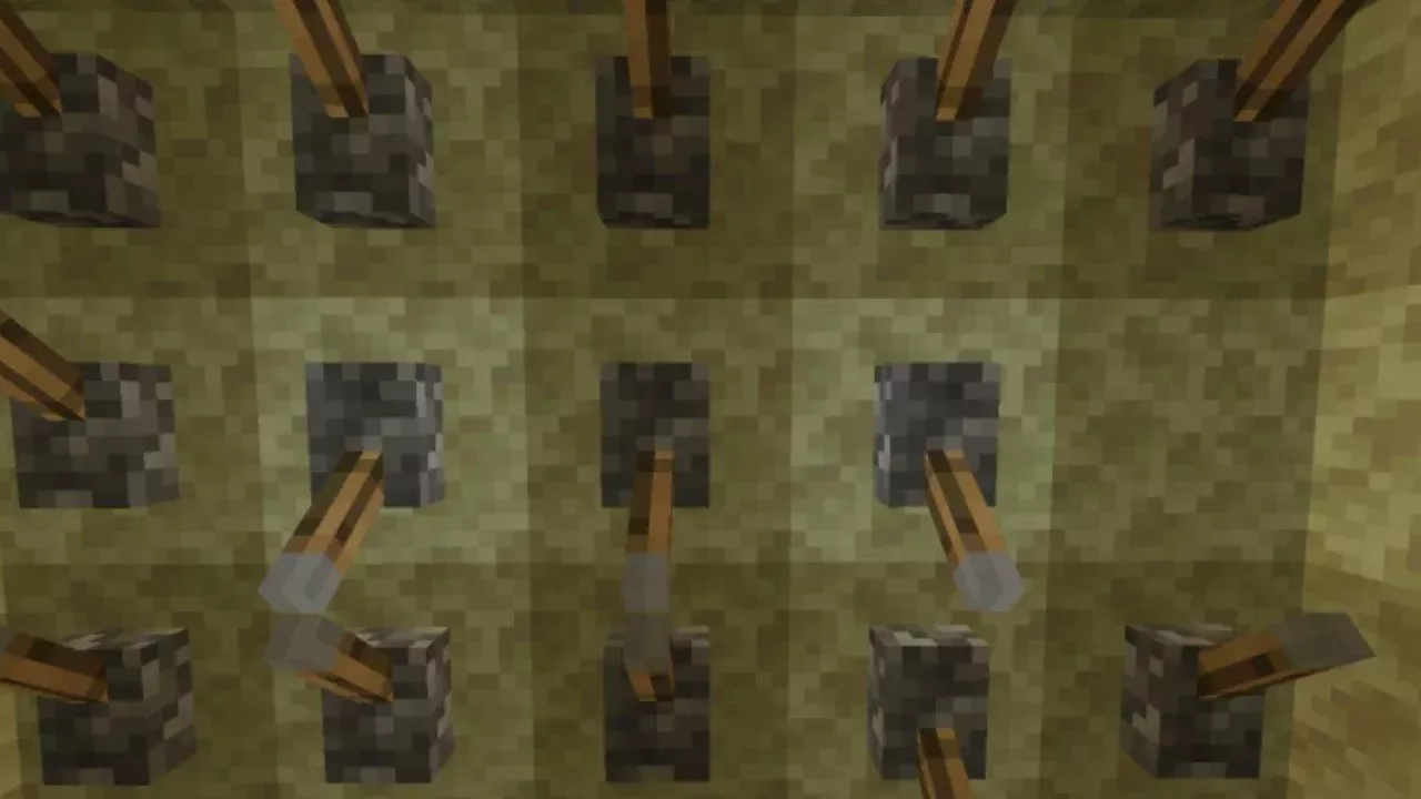 Levers from Floating Castle Map for Minecraft PE