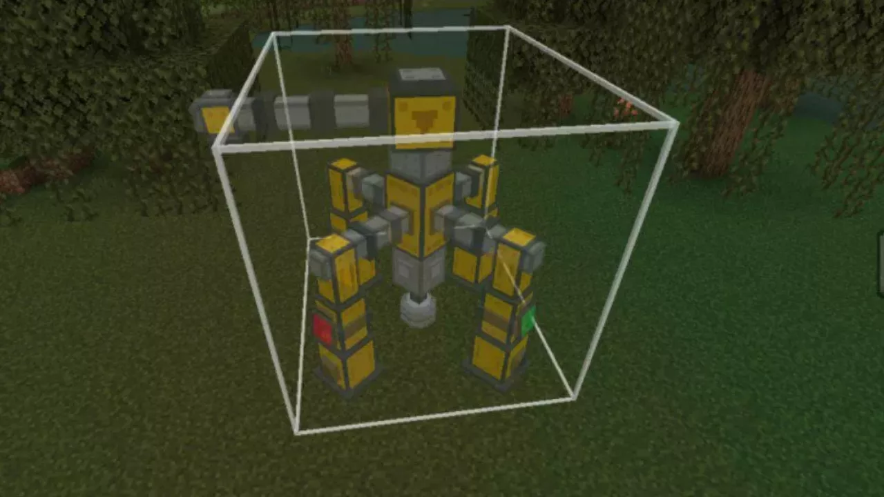 Mechanism from Machines Mod for Minecraft PE