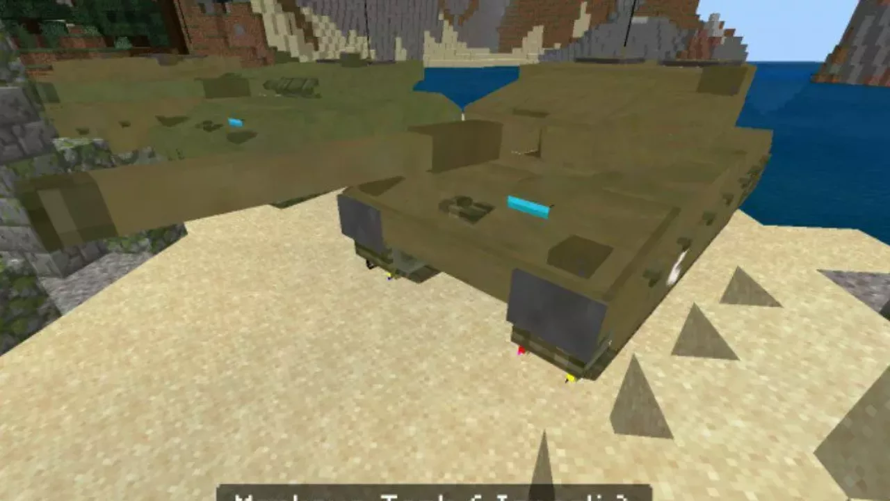 Merkava from Modern Warfare Mod for Minecraft PE