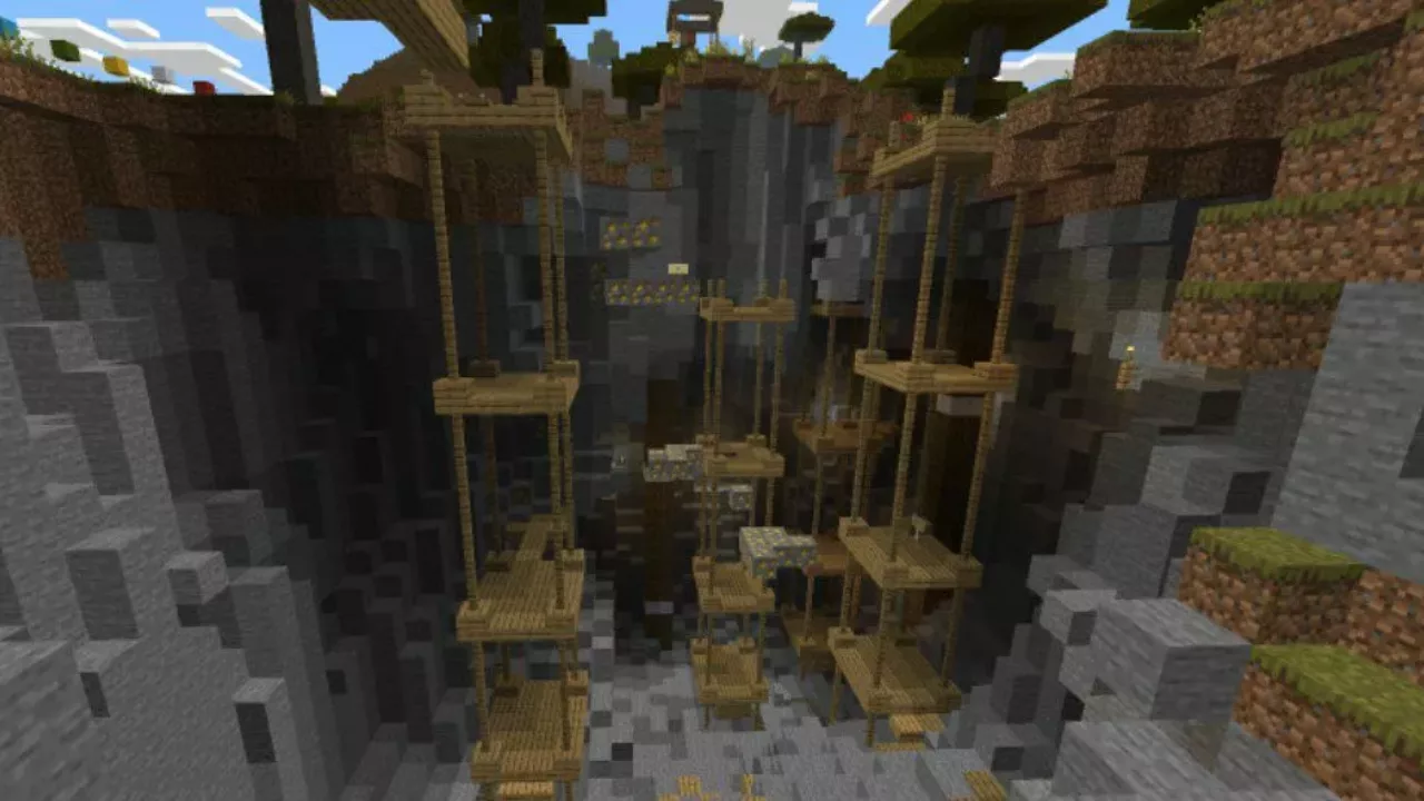 Mine from Wild West Map for Minecraft PE
