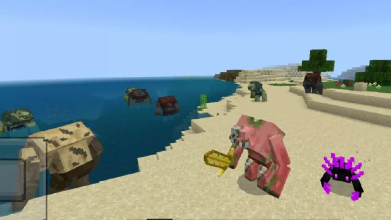 More Creatures from Mutant Zombie Mod for Minecraft PE