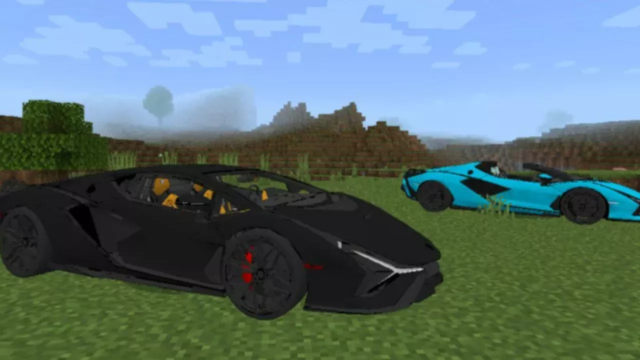 More Variants from Lamborghini Mod for Minecraft PE