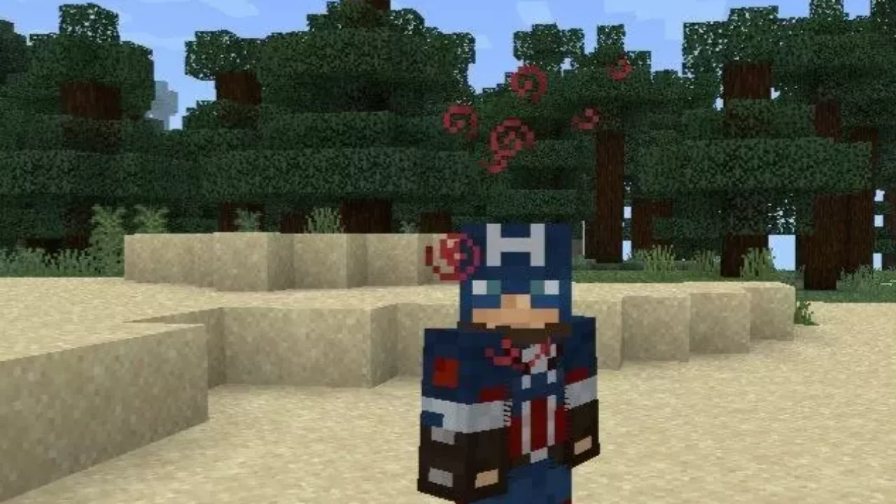 New Abilities from Captain America Mod for Minecraft PE