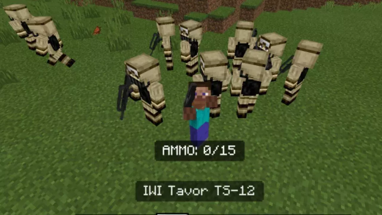New Characters from Firearms Mod for Minecraft PE